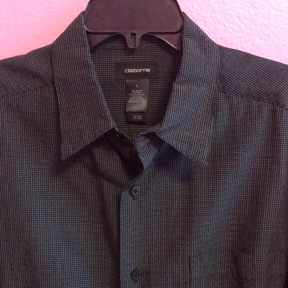 3/$20 🦋 Claiborne Button Down Dress Shirt EUC - Picture 2 of 7